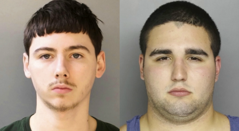 Cosmo DiNardo (L) and Sean Kratz (R) are charged in the deaths of four men who were found buried on a farm in Solebury, Bucks County. Cosmo DiNardo and Sean Kratz